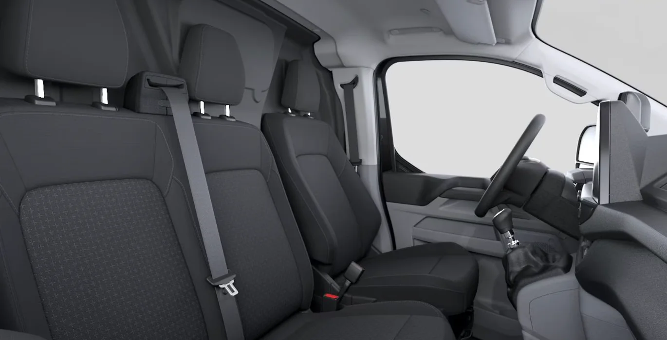 Ford Transit Custom Van 2.0 Ecoblue 100kW 280 L1 Trend interior trasera | Avanti Renting