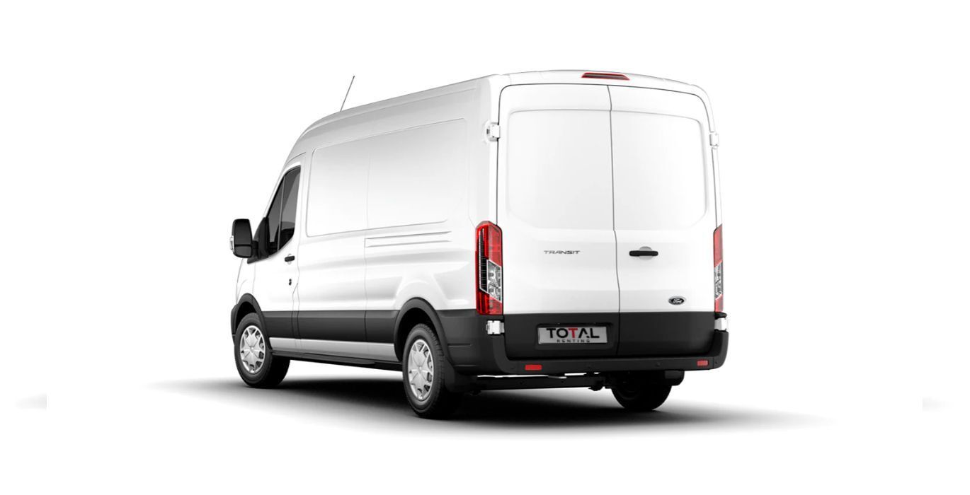 Ford Transit Van exterior trasera | Avanti Renting