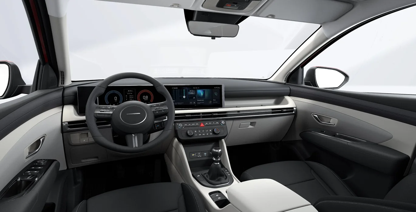 Hyundai Tucson 1.6 TGDI 160cv Klass interior delantera | Avanti Renting
