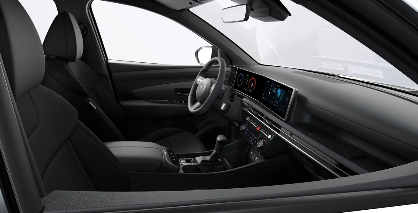 Hyundai Tucson 1.6D 100kW DT Black Line interior delantera II | Avanti Renting