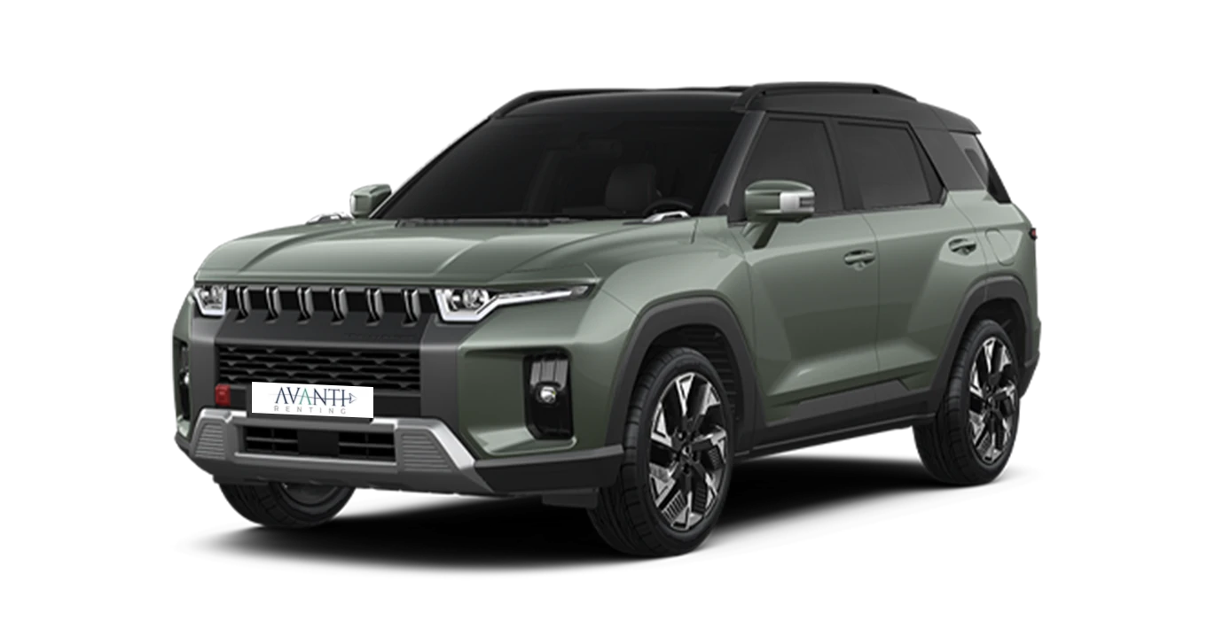 KGM Torres G15 HEV Life Aut. sin fondo principal verde avanti 1 | Avanti Renting