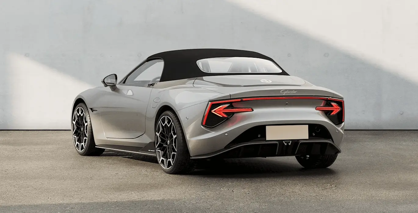 MG Cyberster Trophy Single Motor trasera II | Avanti Renting