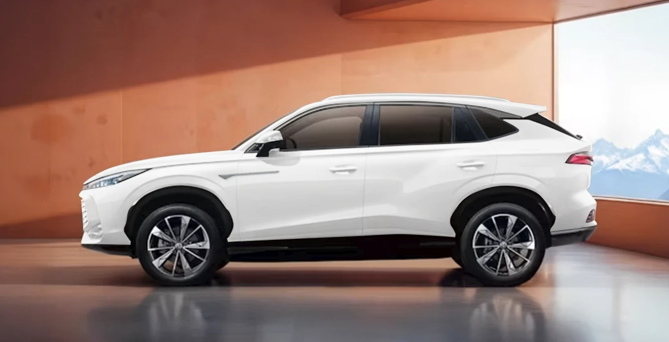 MG HS 1.5 Hybrid Comfort lateral blanco | Avanti Renting