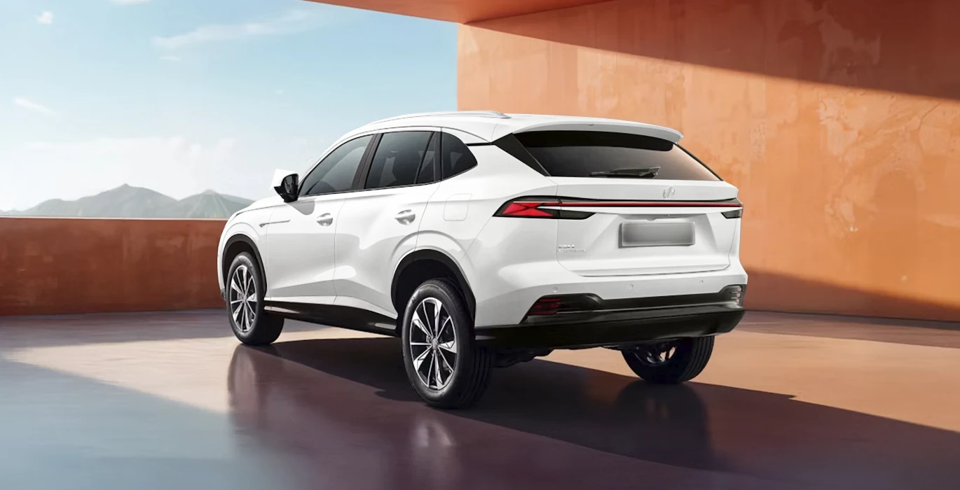 MG HS 1.5 Hybrid Comfort trasera blanco | Avanti Renting