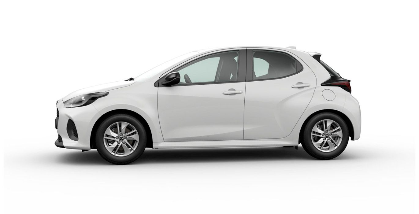 Mazda 2 Hybrid Centre Line exterior perfil | Avanti Renting