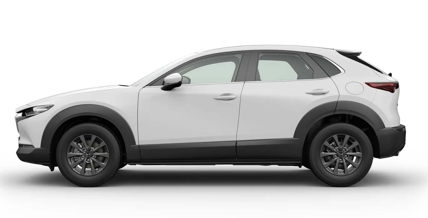 Mazda CX 30 2.5L e SkyAct G MHEV 103kW Prime Line lateral | Avanti Renting
