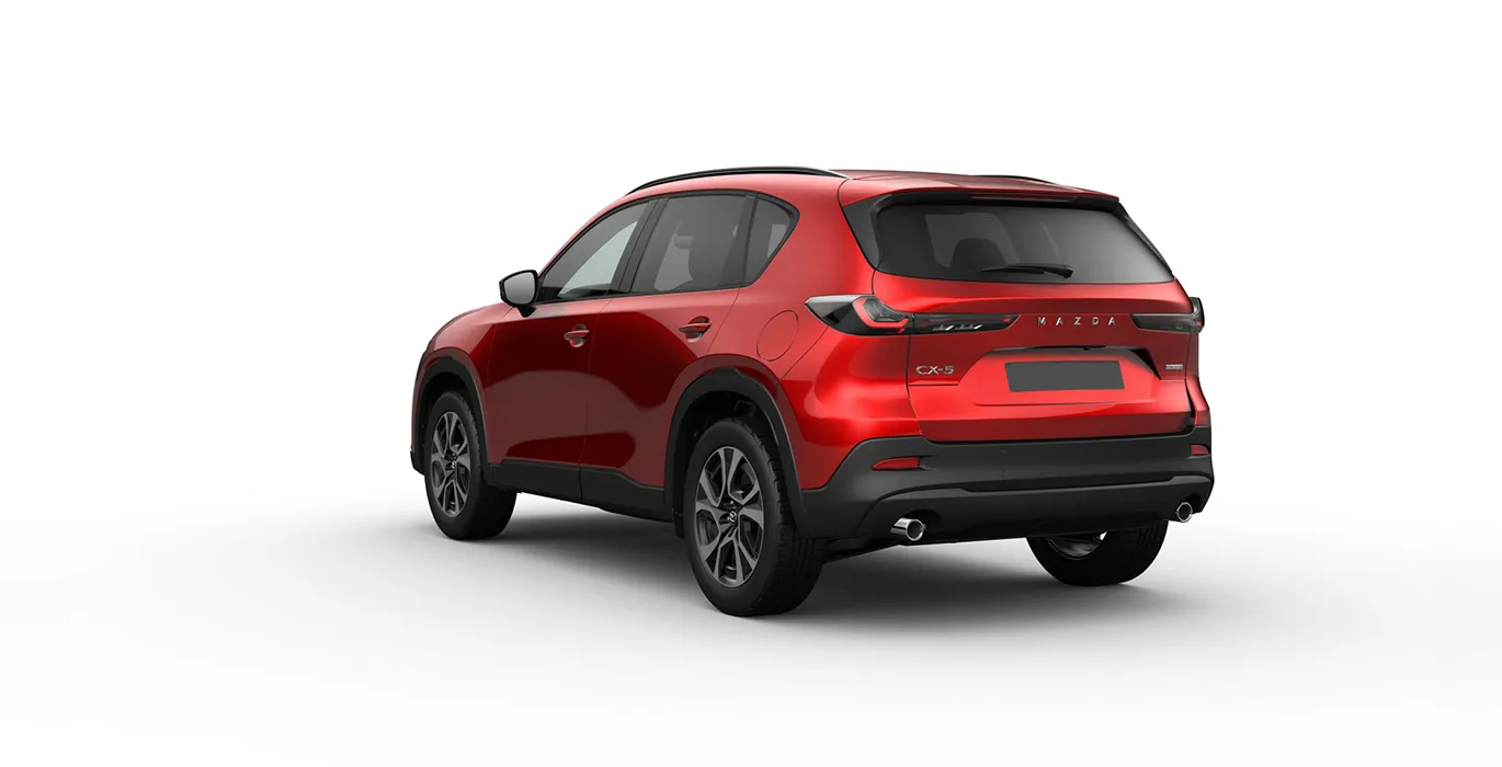 Mazda CX 5 2.5 Sky MHEV 141CV AT FWD Exclusive Line RED trasera | Avanti Renting