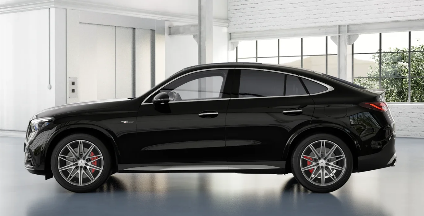 Mercedes AMG GLC Coupe 63 S E Performance lateral | Avanti Renting