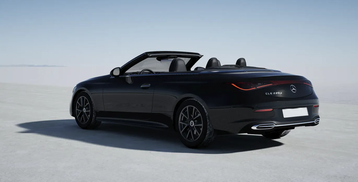 Mercedes Benz CLE Cabrio 200D trasera | Avanti Renting