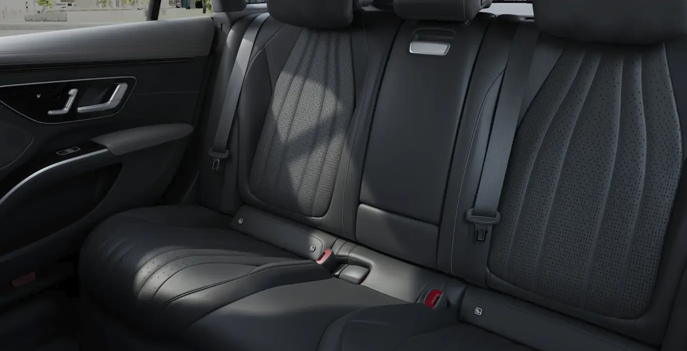 Mercedes Benz EQS 350 Edition interior trasera | Avanti Renting