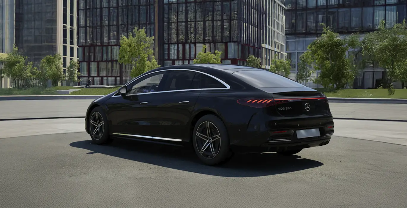 Mercedes Benz EQS 350 Edition trasera | Avanti Renting