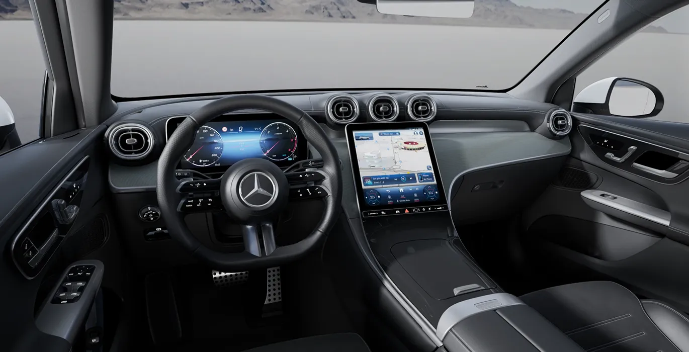 Mercedes Benz GLC 220D 4MATIC interior delantera | Avanti Renting
