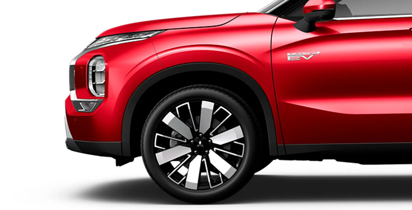 Mitsubishi Outlander PHEV Kaiteki 4WD 306CV rueda rojo | Avanti Renting