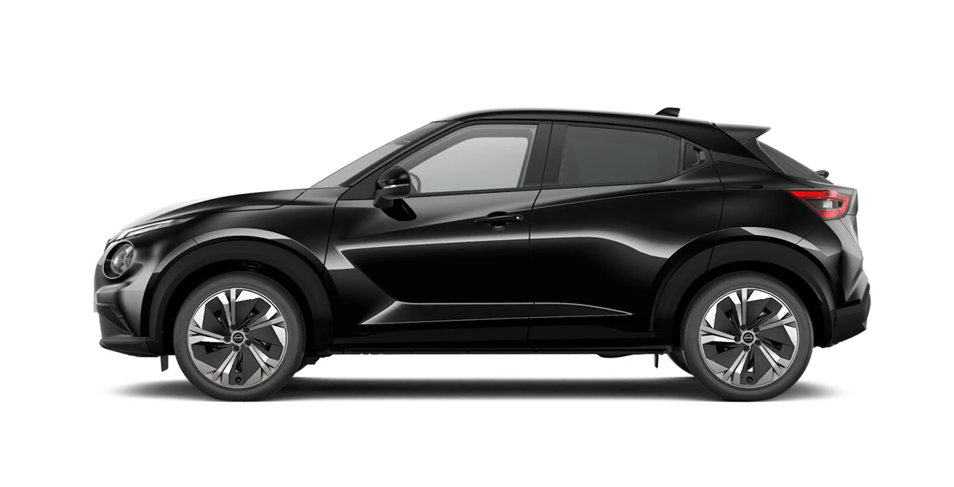 NISSAN JUKE HYBRID N CONNECTA 145CV AUT. lateral negro | Avanti Renting