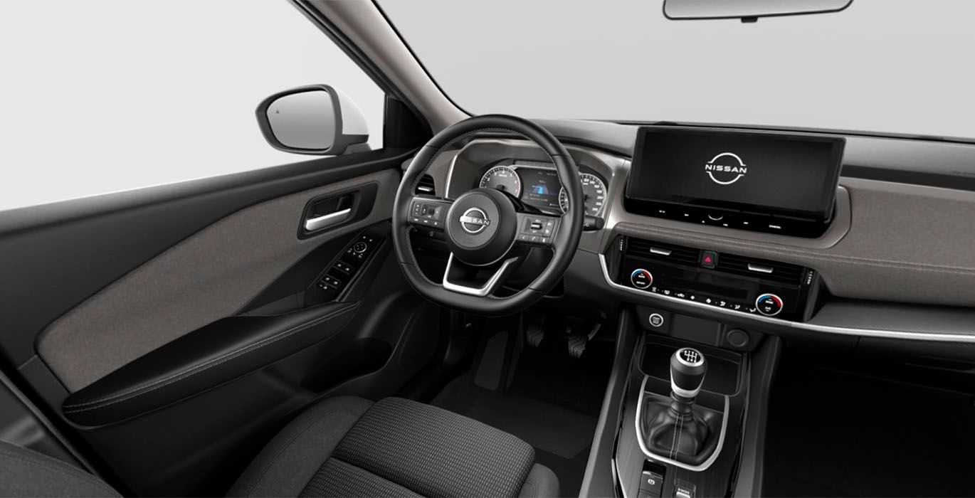 NISSAN Qashqai Acenta DIG T MHEV 4x2 interior delantera | Avanti Renting