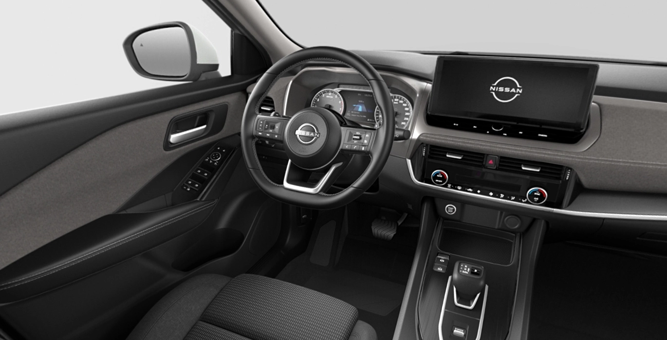 NISSAN Qashqai Acenta DIG-T MHEV 4x2 II 3 NISSAN Qashqai DIG T 116kW 158CV MHEV CVT Acenta interior delantera | Avanti Renting