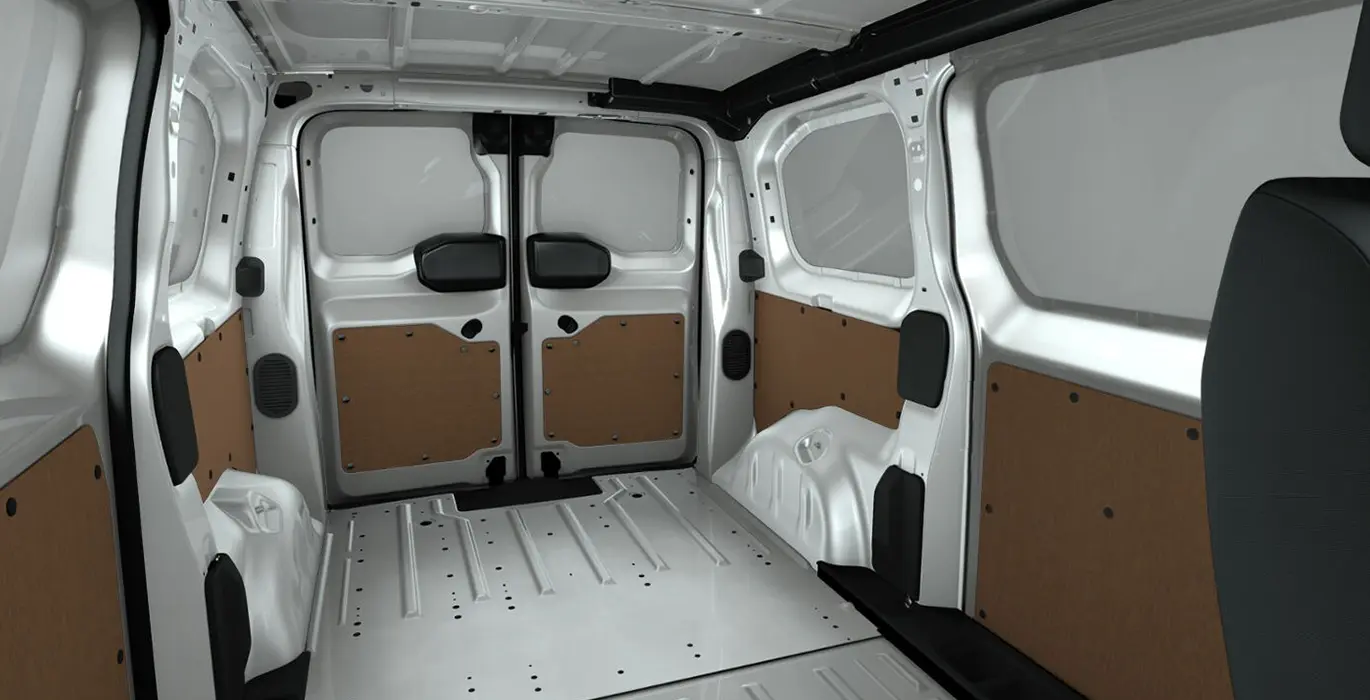 Opel Vivaro Furgon Electric 100kW Bateria 75 kWh VU interior trasera | Avanti Renting