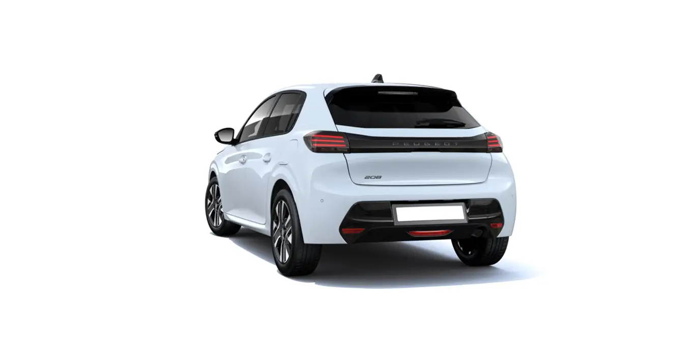 Peugeot 208 5P Allure 100 SS 6vel. blanco trasera | Avanti Renting