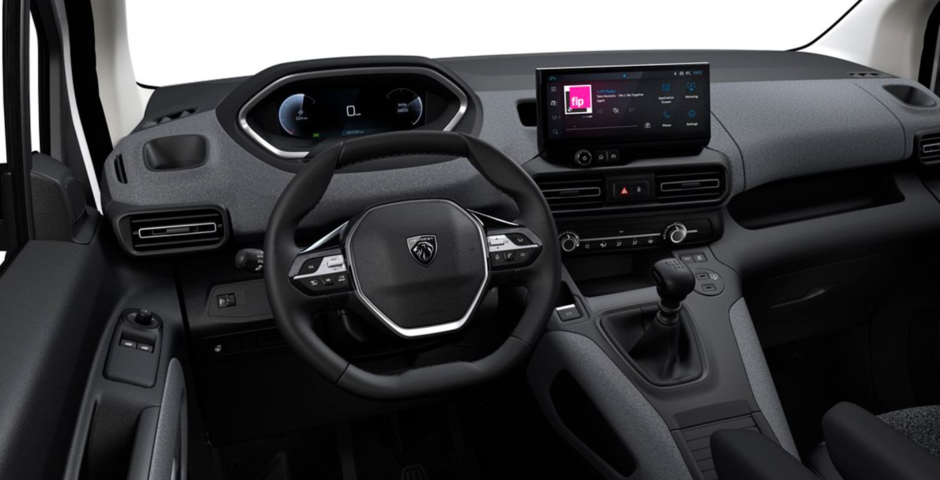 Peugeot Rifter Active Pack Business STD BlueHDi interior delantera | Avanti Renting