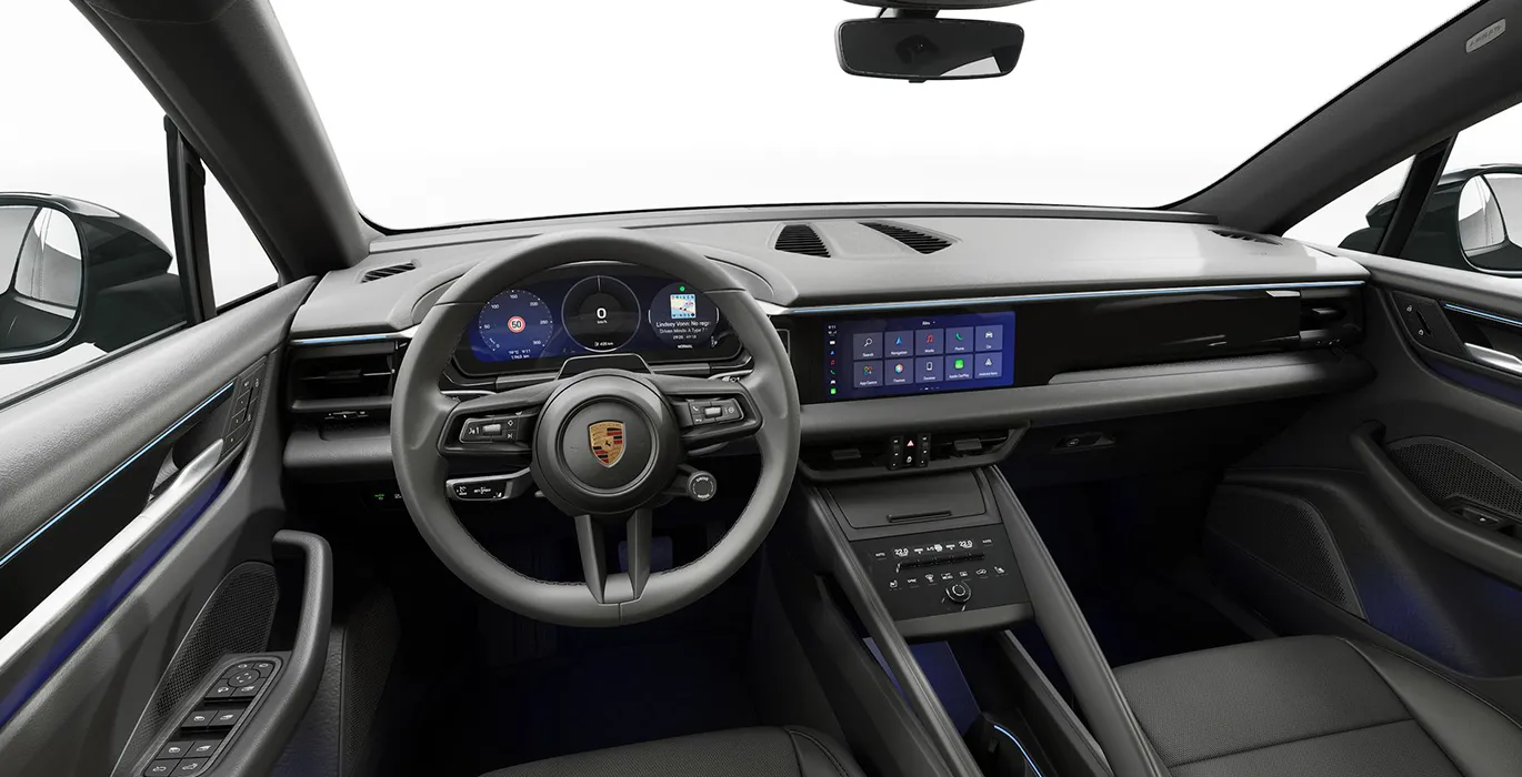 Porsche Macan 4 408CV interior delantera | Avanti Renting
