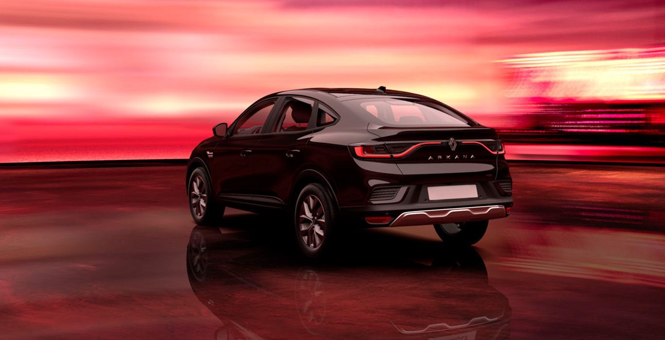RENAULT Arkana E-Tech Full Hybrid Evolution 2 Renault Arkana E Tech Full Hybrid Evolution exterior trasera | Avanti Renting