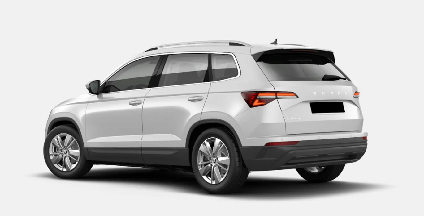 SKODA Karoq Selection 1.5 TSI DSG trasera | Avanti Renting