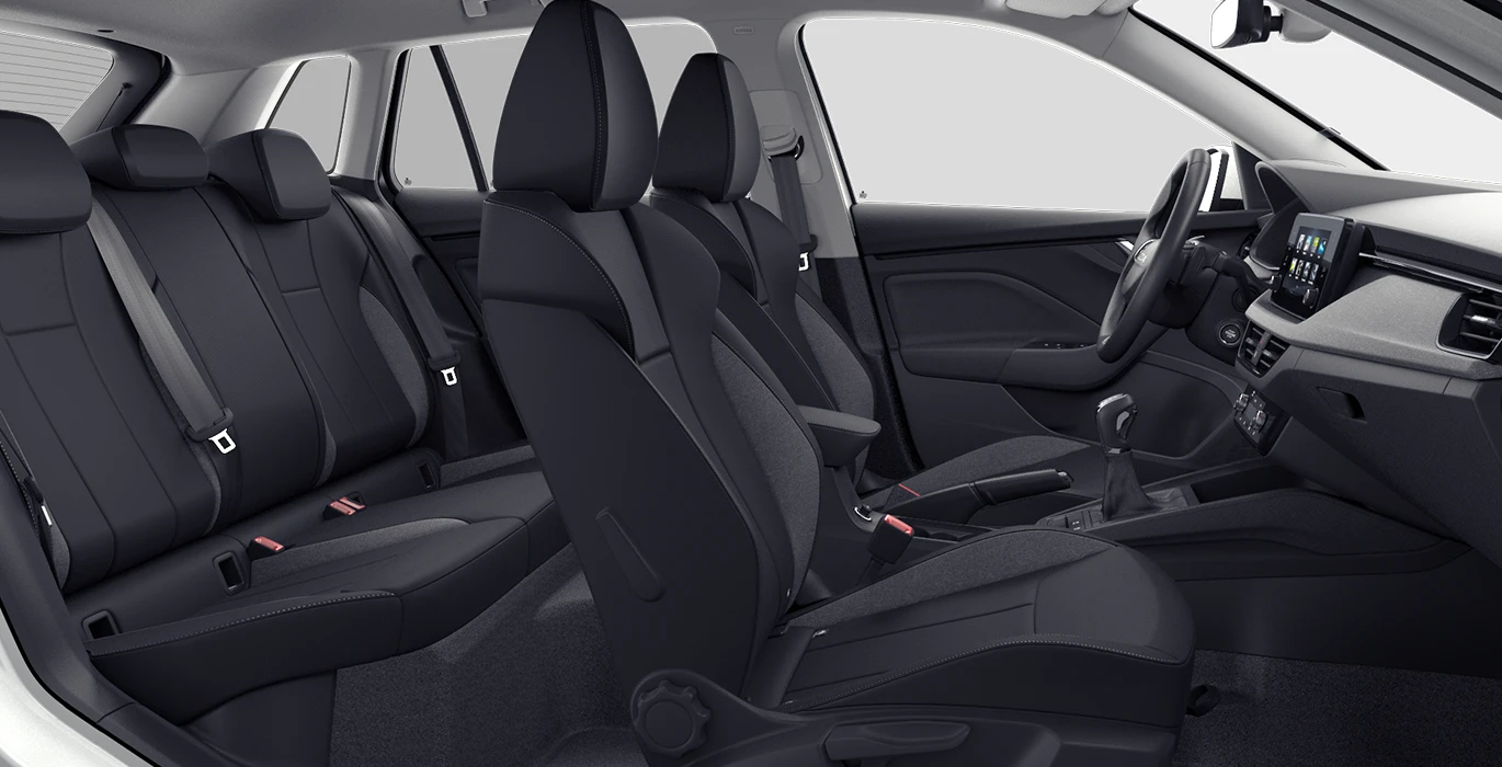 Skoda Kamiq Selection 1.0 TSI 115CV DSG interior trasera | Avanti Renting