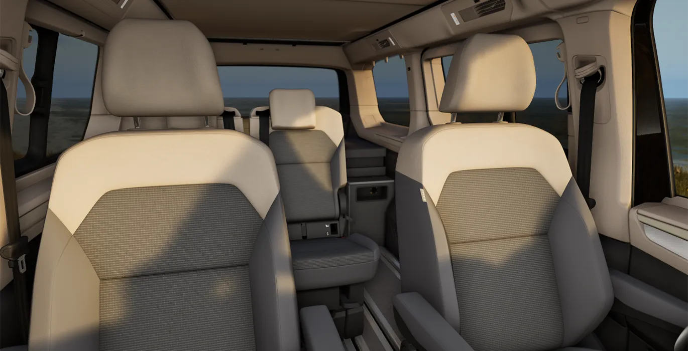 Volkswagen California Beach Tour 2.0 TDI 110kW (150CV) DSG 5 Volkswagen California Beach Tour 2.0 TDI 110kW 150CV DSG interior trasera | Avanti Renting