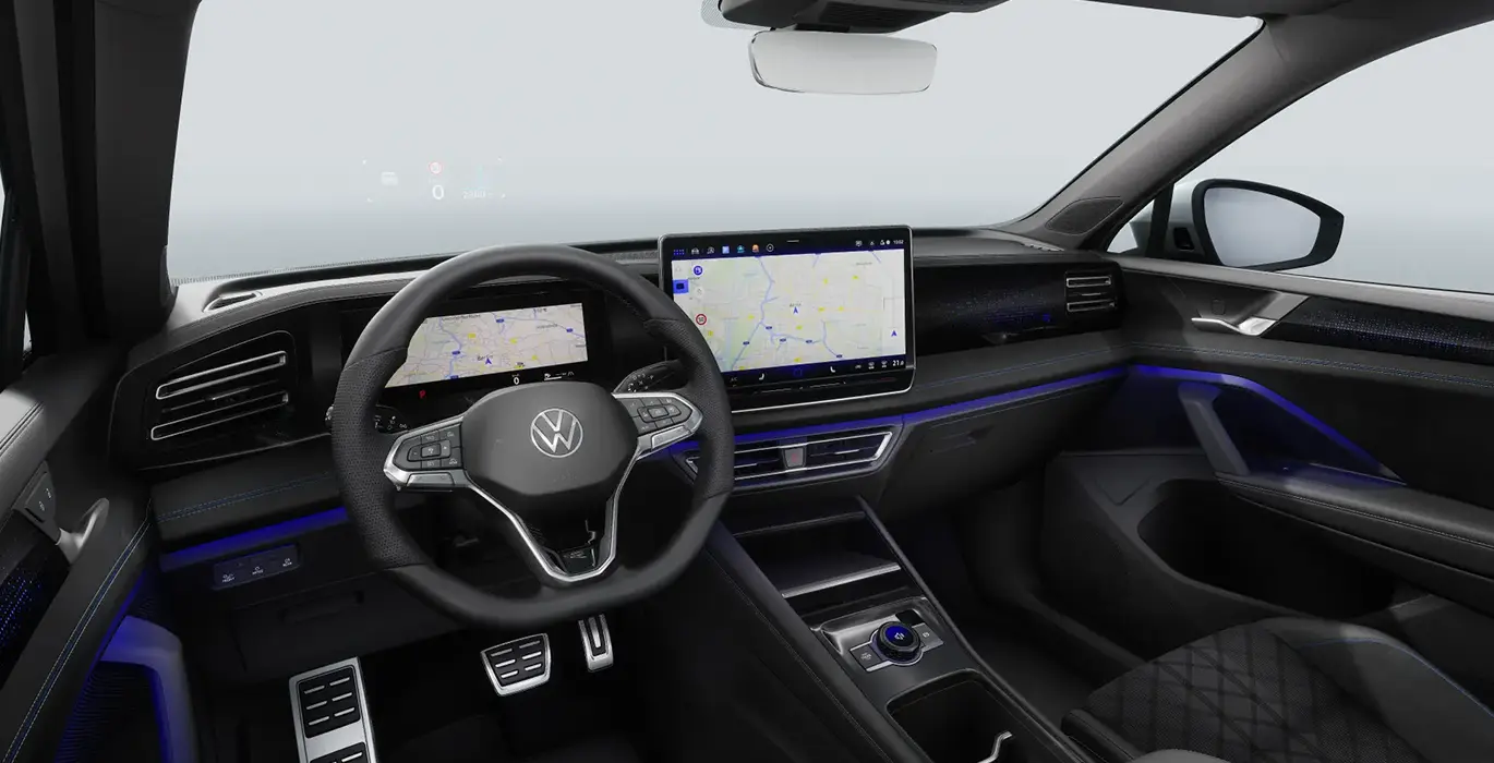 Volkswagen Tiguan R Line 1.5 eTSI 110kW DSG interior delantera | Avanti Renting