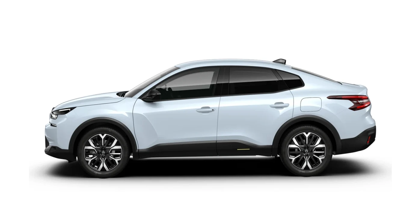 CITROEN C4 X Hybrid 145 Business Edition lateral blanco | Avanti Renting