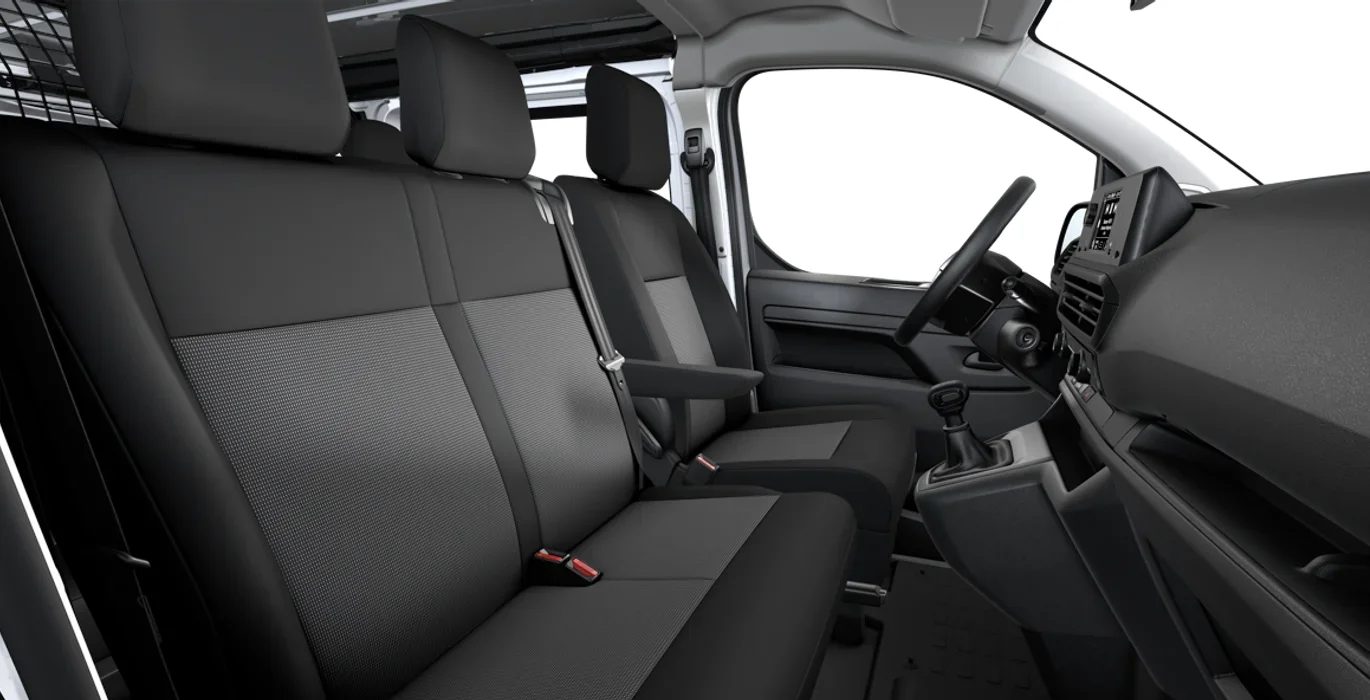 CITROEN Jumpy Doble Cabina Plegable Talla M BlueHDi 120 SS interior delantera II | Avanti Renting