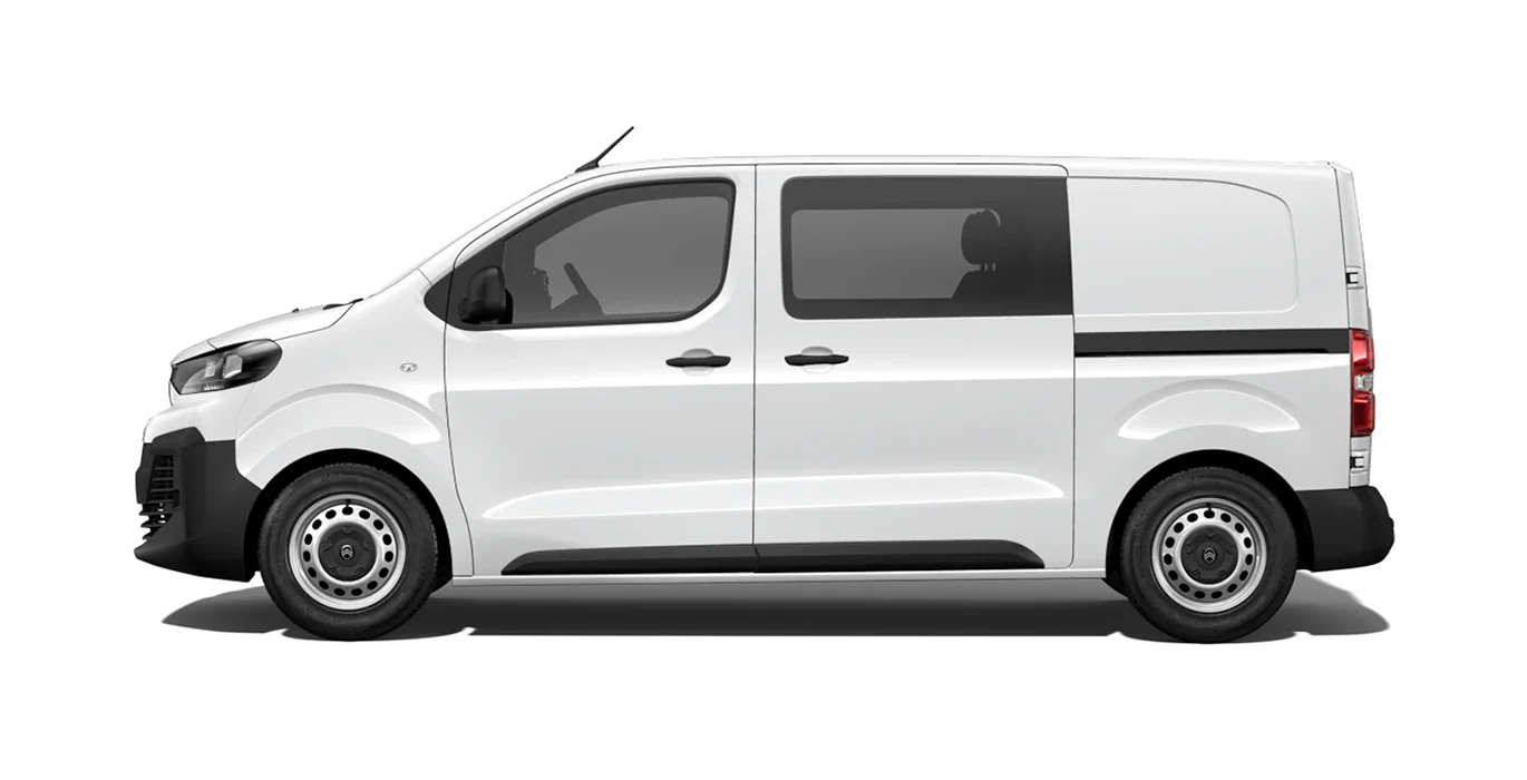 CITROEN Jumpy Doble Cabina Plegable Talla M BlueHDi 120 SS lateral | Avanti Renting
