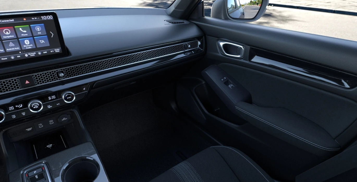 HONDA Civic 2.0 i MMD Elegance 184CV interior delantera II | Avanti Renting
