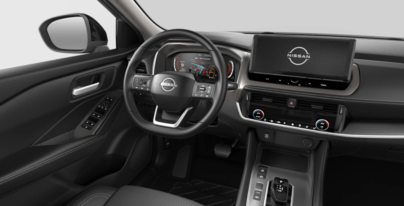 Nissan Qashqai e POWER Gen3 140kW 190CV N CONNECTA interior delantera | Avanti Renting
