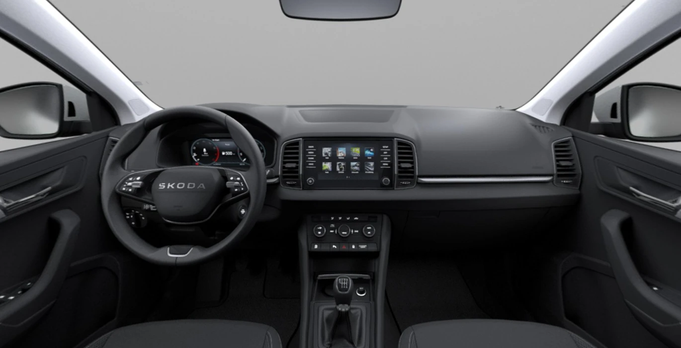 SKODA Karoq Selection 1.0 TSI 85kW (115CV) Manual 3 SKODA Karoq Selection 1.0 TSI 85kW 115CV interior delantera | Avanti Renting